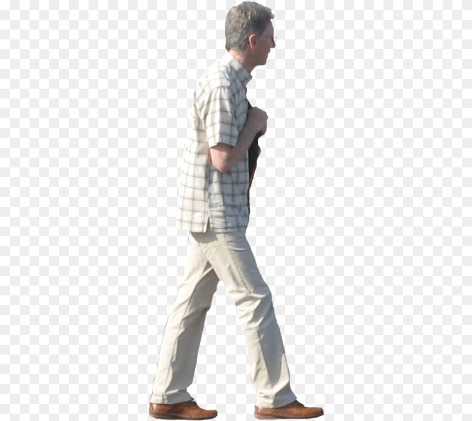 Side View Of A Person Standing Man Standing Side, Walking, Pants, Clothing, Photography Png