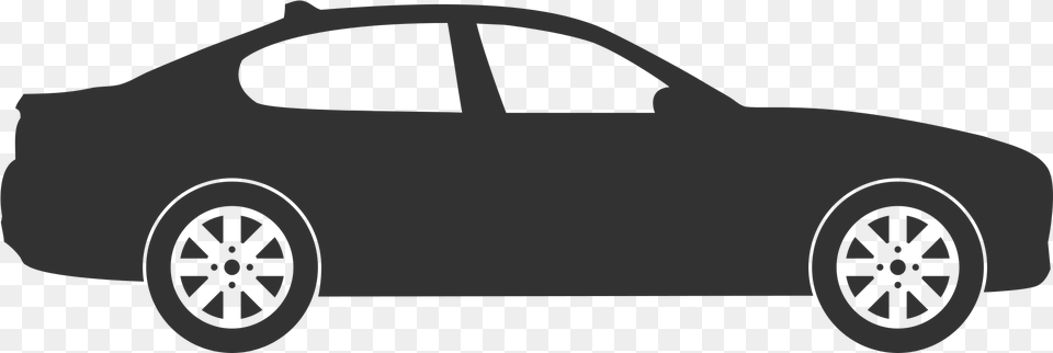 Side View Of Car Black And White Icon Car Icon, Vehicle, Sedan, Transportation, Spoke Free Transparent Png