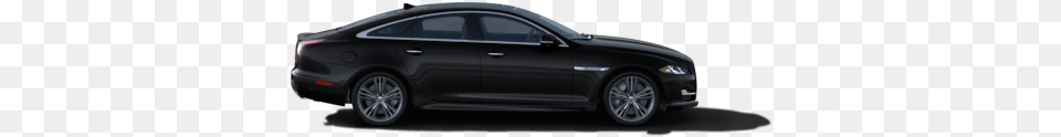 Side View Of Silver Jaguar Xj Standard Wheelbase, Alloy Wheel, Vehicle, Transportation, Tire Free Png Download