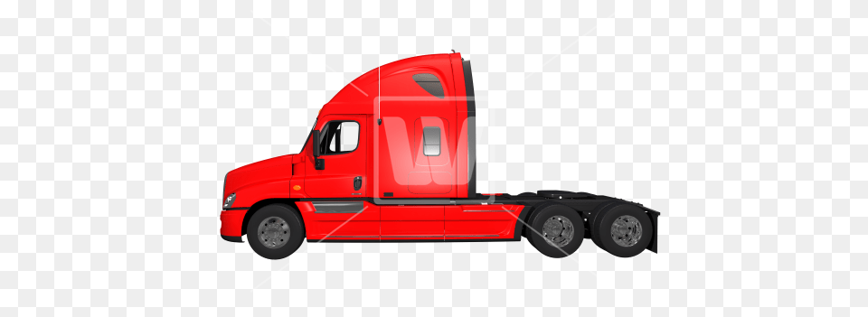 Side View Semi Truck, Vehicle, Transportation, Trailer Truck, Wheel Free Transparent Png
