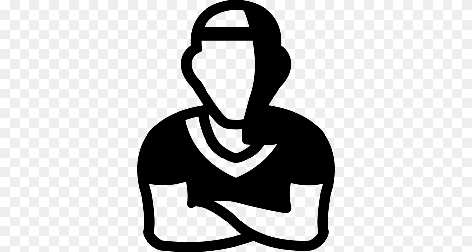 Sidebar Athlete Player Player Avatar Icon With And Vector, Gray Free Png
