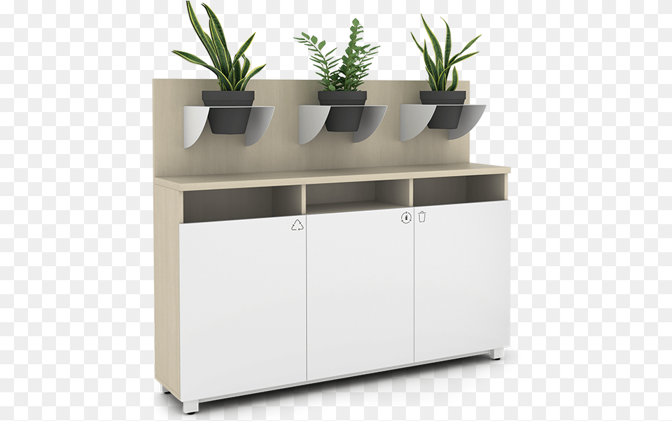 Sideboard, Furniture, Jar, Plant, Planter Free Png Download