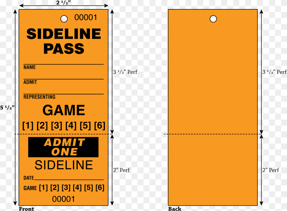 Sideline Pass Flour Orange Kinder Morgan, Paper, Text, Electronics, Mobile Phone Free Png