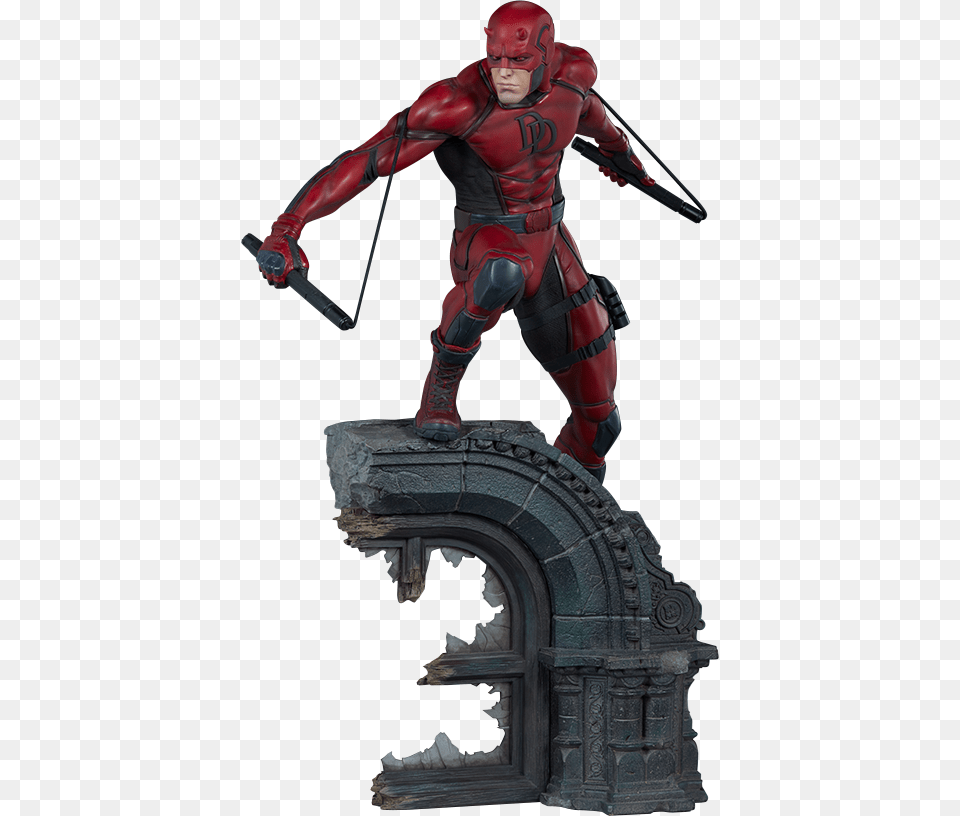 Sideshow Collectibles Daredevil Premium Format Figure Epic Marvel Daredevil Figure, Adult, Male, Man, Person Free Png