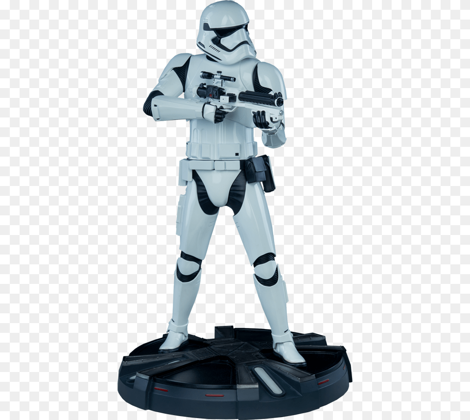 Sideshow Collectibles First Order Stormtrooper Premium First Order Stormtrooper, Person, Helmet, Armor Png