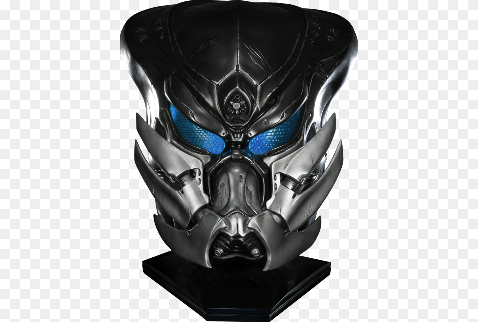 Sideshow Collectibles Stalker Predator Mask Prop Replica Predator Mask, Helmet, Chandelier, Lamp, Emblem Png