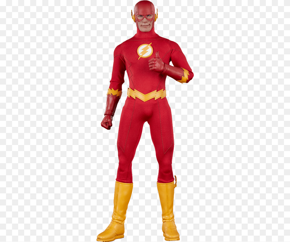 Sideshow Flash 1, Adult, Clothing, Costume, Person Free Png Download