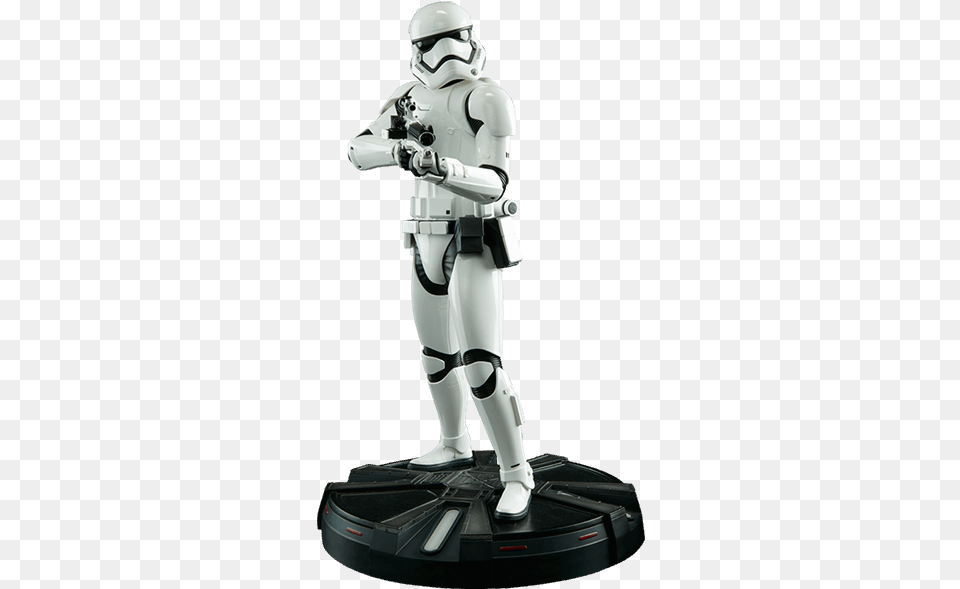 Sideshow Star Wars First Order Stormtrooper Premium, Robot, Adult, Male, Man Free Transparent Png