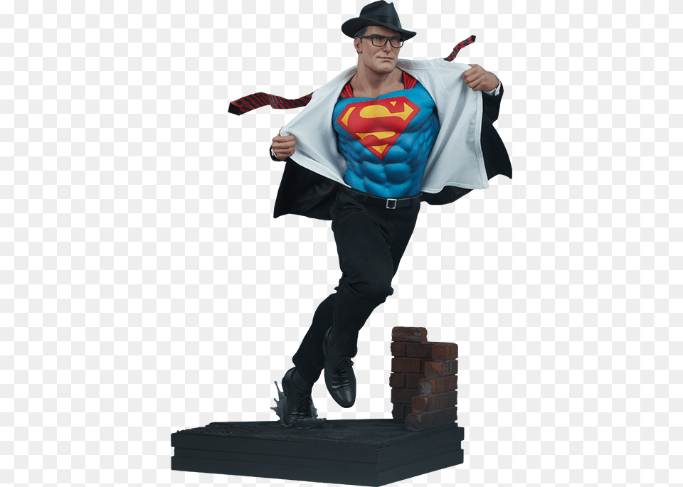 Sideshow Superman Call To Action, Cape, Clothing, Costume, Person Free Png