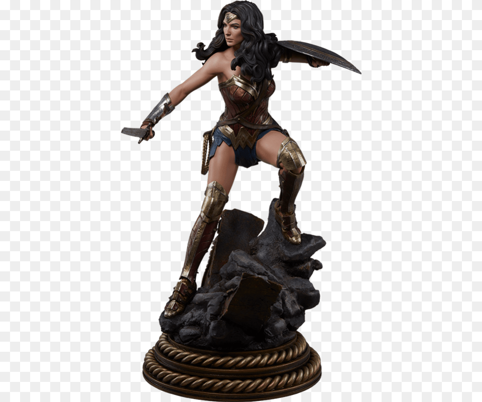 Sideshow Wonder Woman Premium Format Statue, Adult, Person, Figurine, Female Free Transparent Png