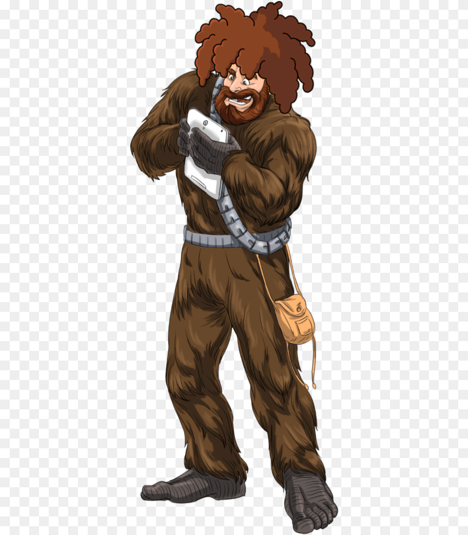 Sideshow Wookiee Cartoon, Adult, Person, Man, Male Png