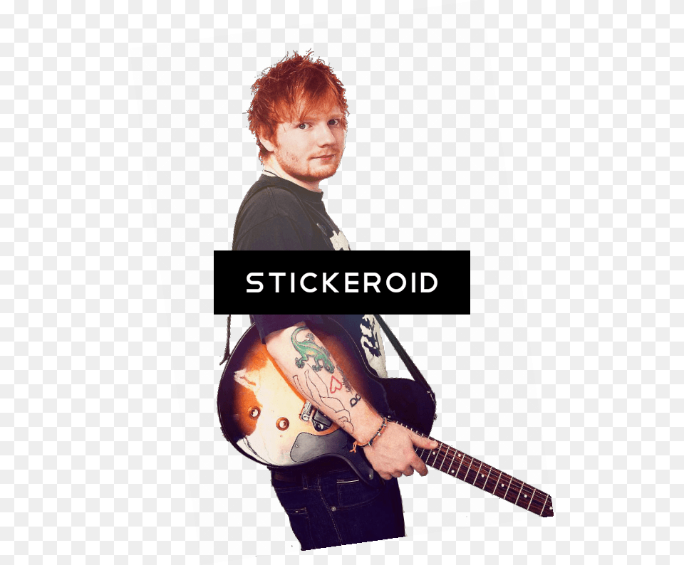 Sideview Guitar Ed Sheeran Ed Sheeran En, Musical Instrument, Adult, Male, Man Png