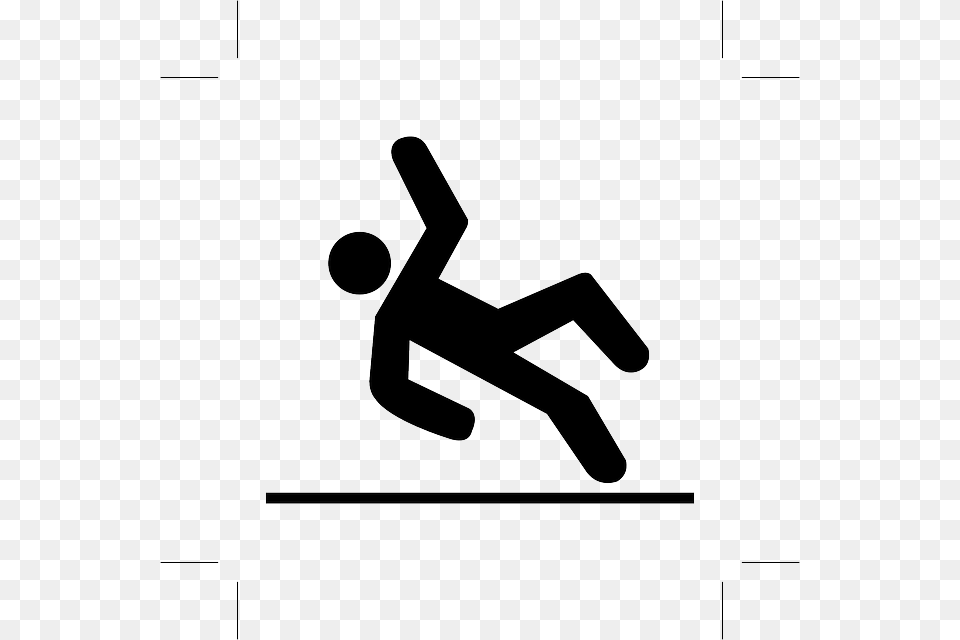 Sidewalk Injury Lawyer Talks About Slip And Fall Fall Detection App Android, Sign, Symbol, Smoke Pipe, Stencil Png