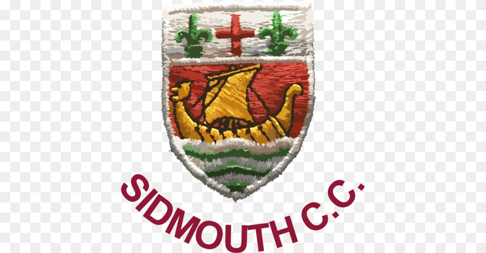 Sidmouth Cc Gn Long Sleeve Playing Shirt Sidmouth Cricket Club, Armor, Logo, Shield, Symbol Free Png