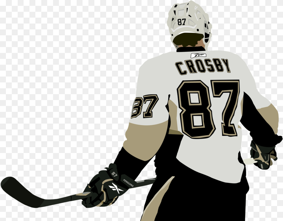 Sidney Crosby Digital Illustration Sidney Crosby Art, Shirt, Clothing, Helmet, Person Png