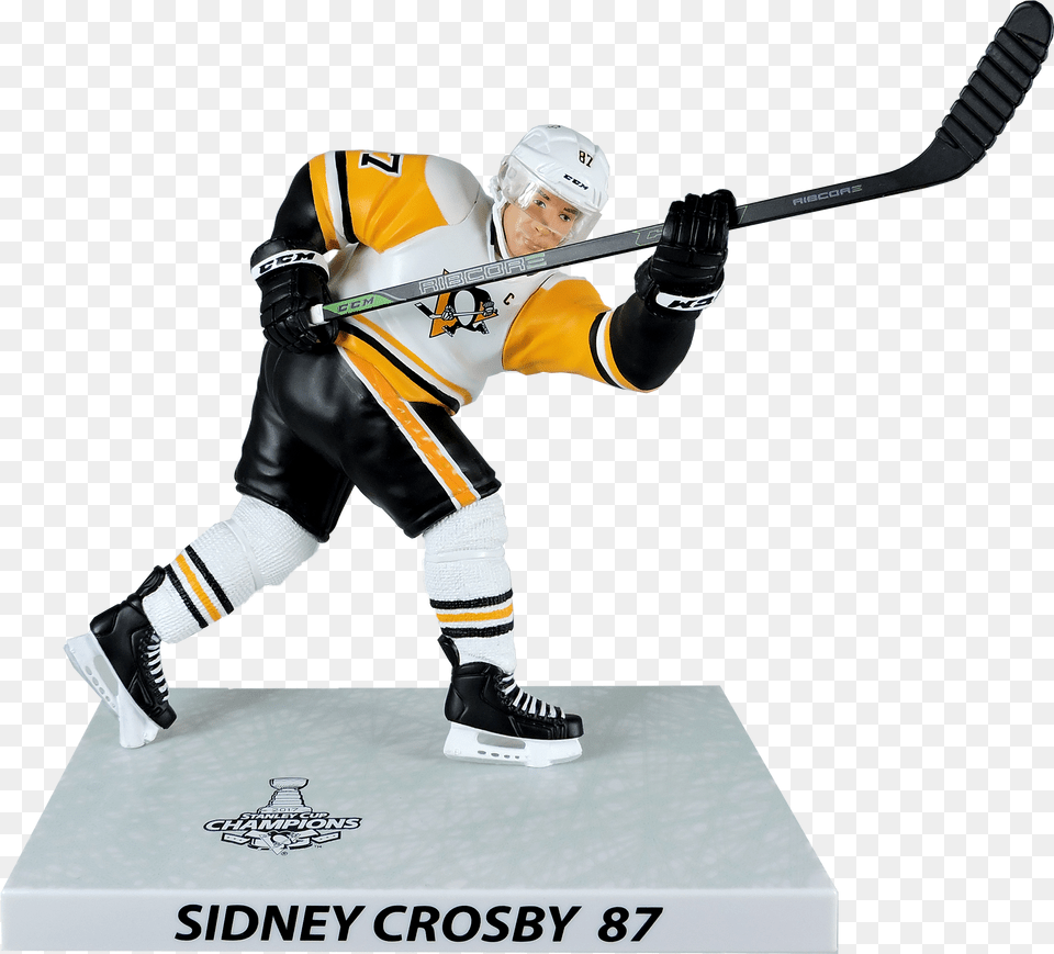 Sidney Crosby Pittsburgh Penguins Limited Edition Stanley Nhl Mcfarlane Sidney Crosby 2017, Helmet, Hockey, Ice Hockey, Ice Hockey Stick Png