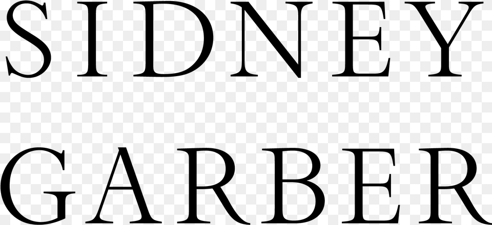 Sidney Garber Logo, Gray Png Image