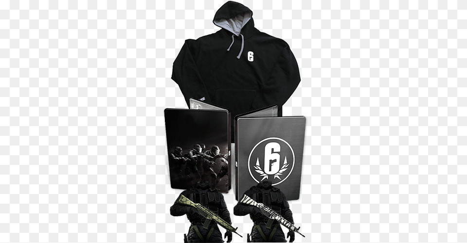 Siege Limited Edition With Hoodie Tom Clancy39s Rainbow Six Siege Standard Inkl Steelbook, Sweatshirt, Clothing, Sweater, Knitwear Free Png Download