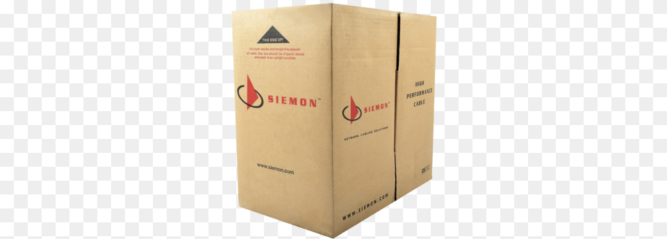 Siemon Utp Cat 6 Cable, Box, Cardboard, Carton, Package Free Png Download