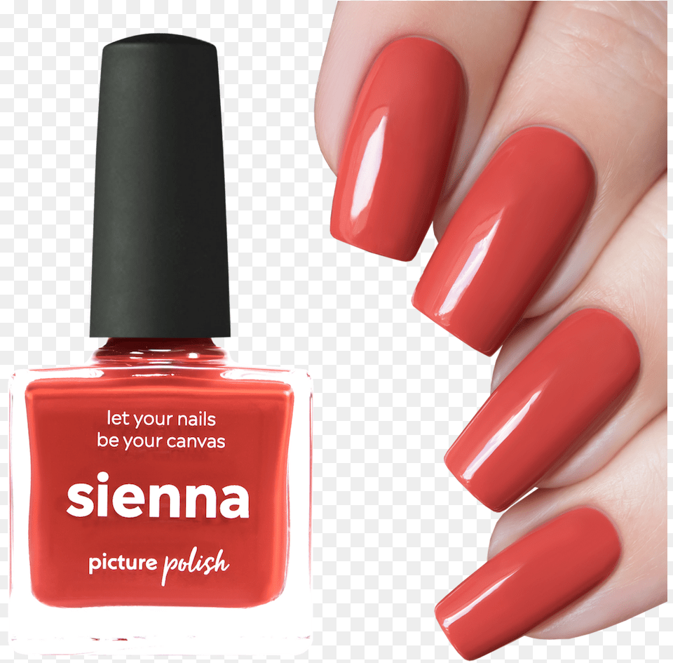 Sienna Nail Polish, Body Part, Hand, Person, Cosmetics Png