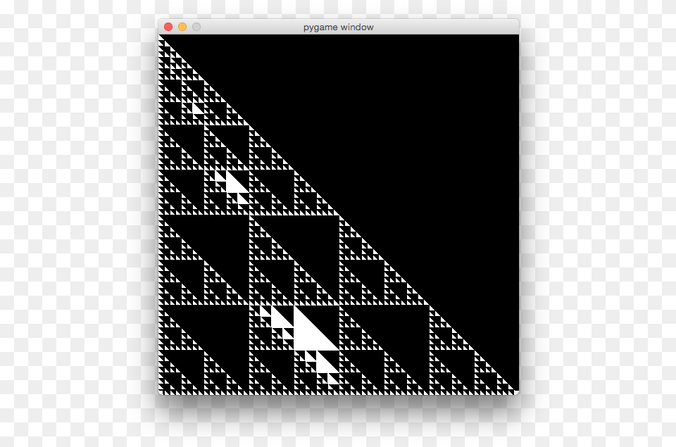 Sierpinski S Triangle Pygame Recursive Triangle Free Transparent Png