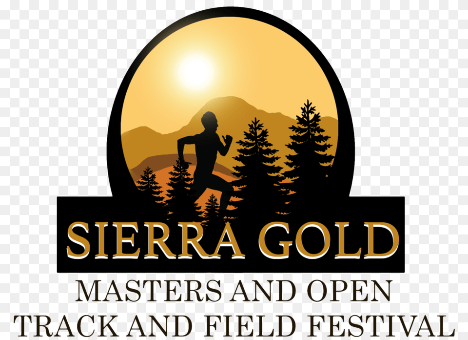 Sierra Gold Masters And Open Track Field Festival Silhouette, Tree, Sky, Plant, Nature Free Transparent Png