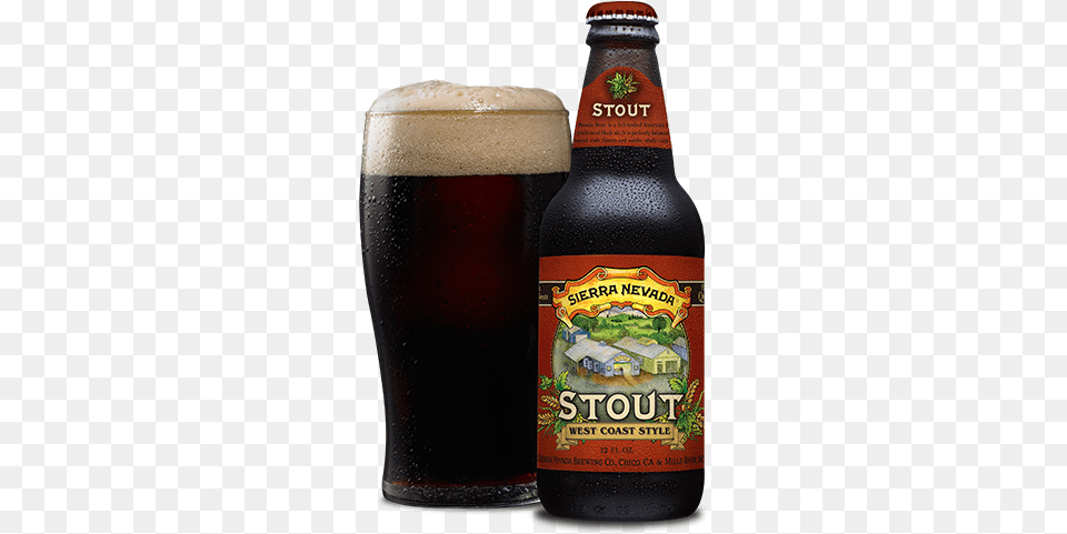 Sierra Nevada Stout, Alcohol, Beer, Beverage, Bottle Free Png