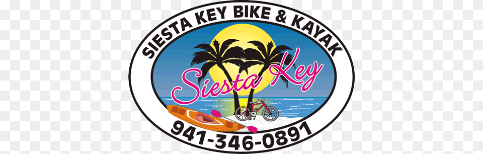 Siesta Key Bike And Kayak Rentals Home, Logo, Bicycle, Transportation, Vehicle Free Png Download