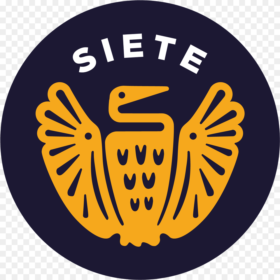 Siete Family Foods Logo, Emblem, Symbol, Disk Free Png Download