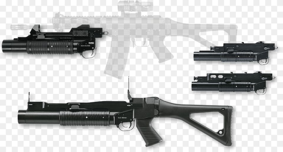 Sig Grenade Launcher, Firearm, Gun, Rifle, Weapon Png Image