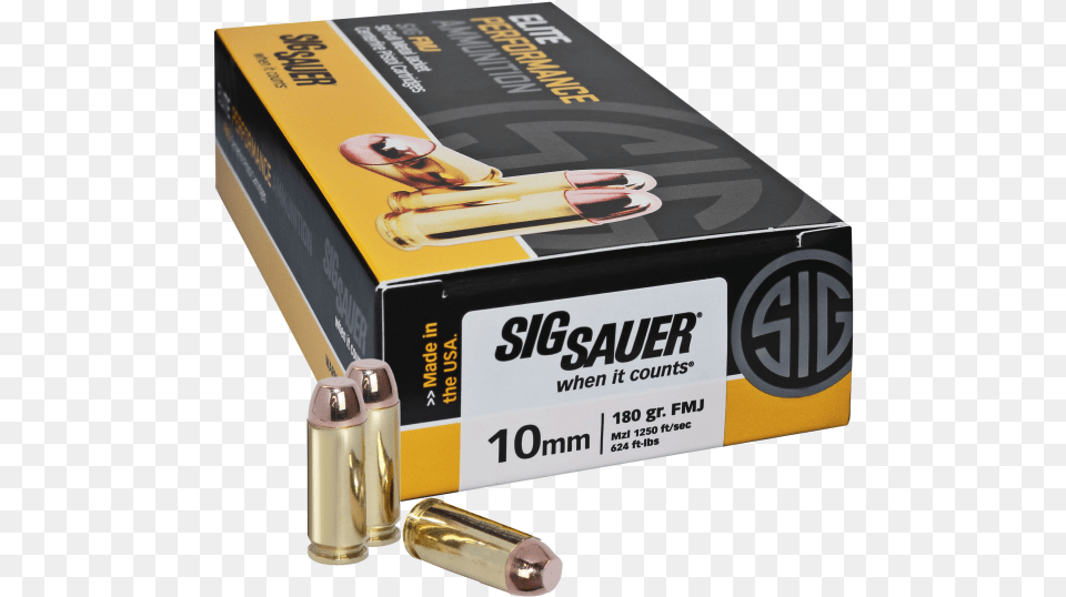 Sig Sauer 9mm Ammo, Ammunition, Weapon, Bullet Free Png Download