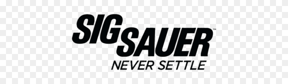 Sig Sauer Logo And Slogan, Green, Text Png