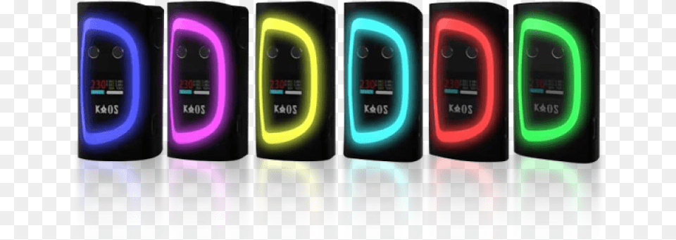 Sigelei Kaos Spectrum 230w Vw Box Mod Sigelei Kaos Spectrum, Light, Neon Free Transparent Png