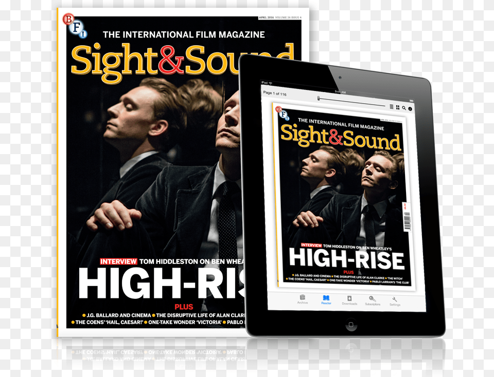 Sight And Sound Magazine Cover, Advertisement, Poster, Adult, Publication Png