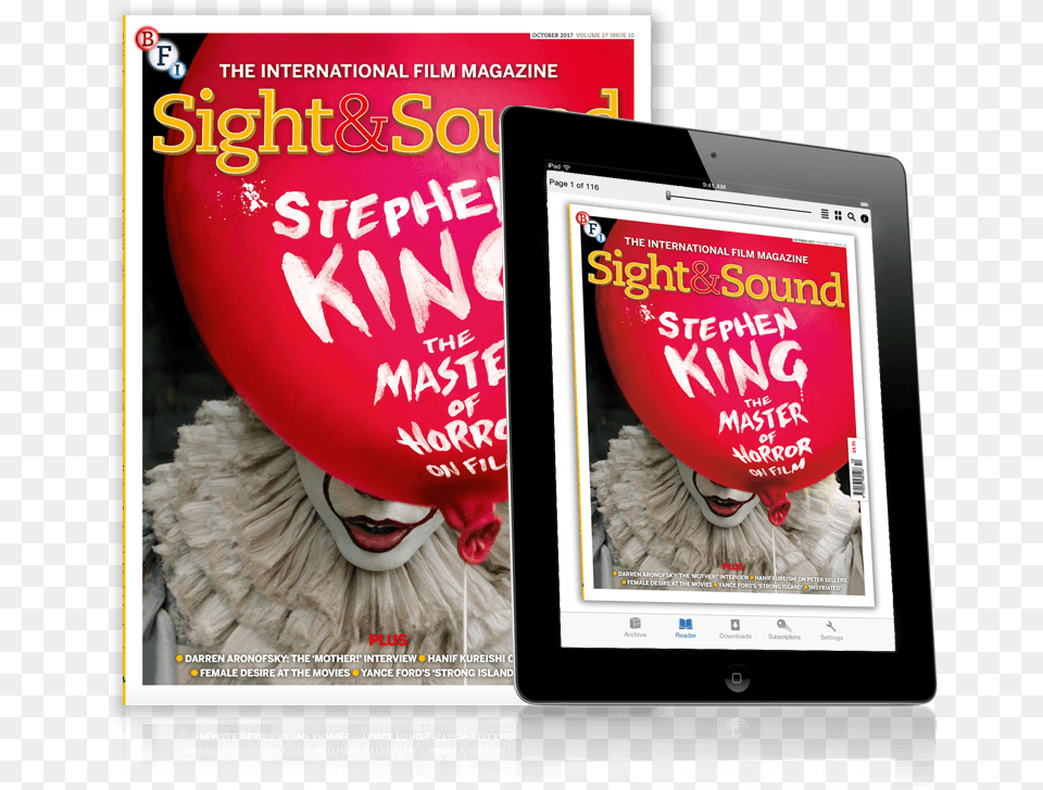 Sight And Sound October 2017, Computer, Electronics, Publication, Advertisement Free Png Download