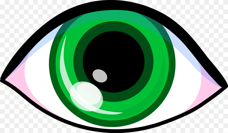 Sight Clipart People Symbols Eye Green Cartoon Eyes Clip Art, Electronics, Lighting, Graphics Free Png Download