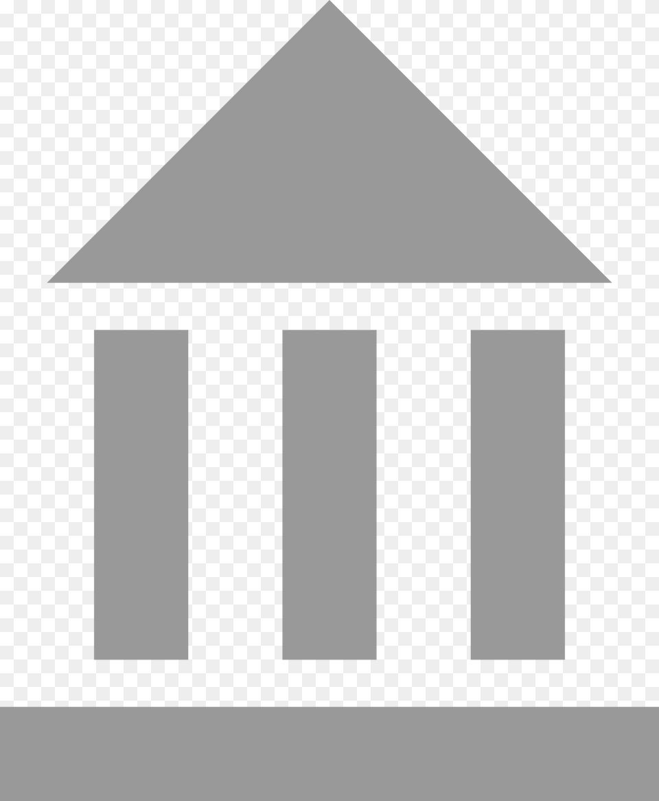 Sight Symbol Grey Clipart, Architecture, Pillar, Triangle, Building Free Transparent Png