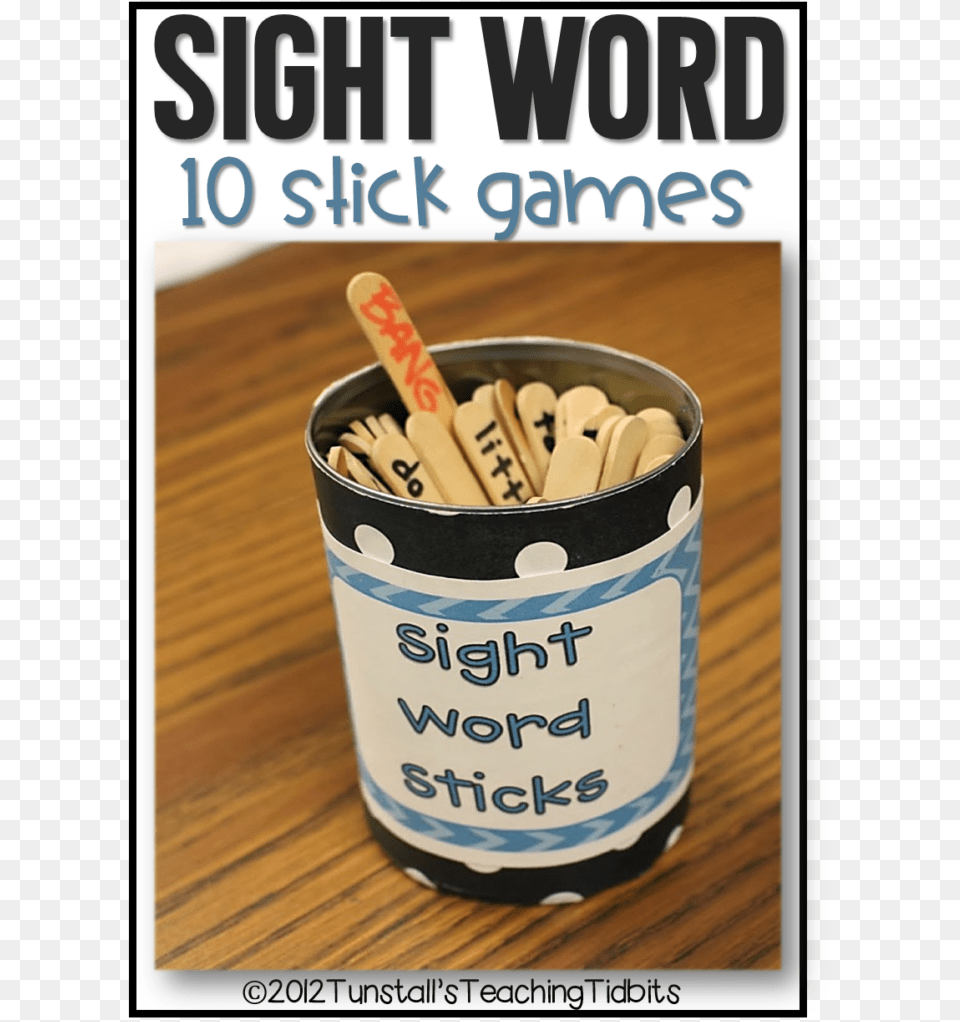 Sight Word Sticks Games Sight Word, Cutlery, Spoon, Can, Tin Free Png Download