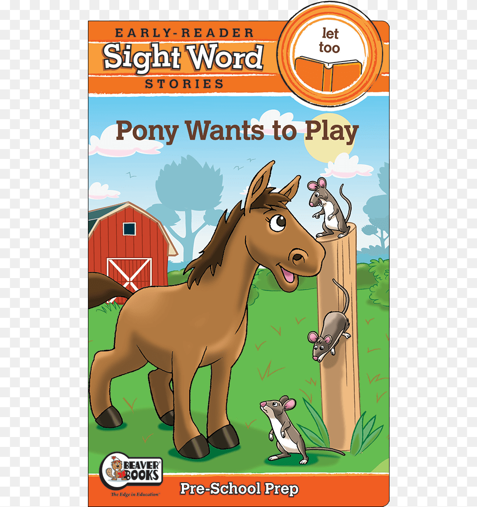 Sight Word Stories Cartoon, Book, Publication, Animal, Colt Horse Png Image