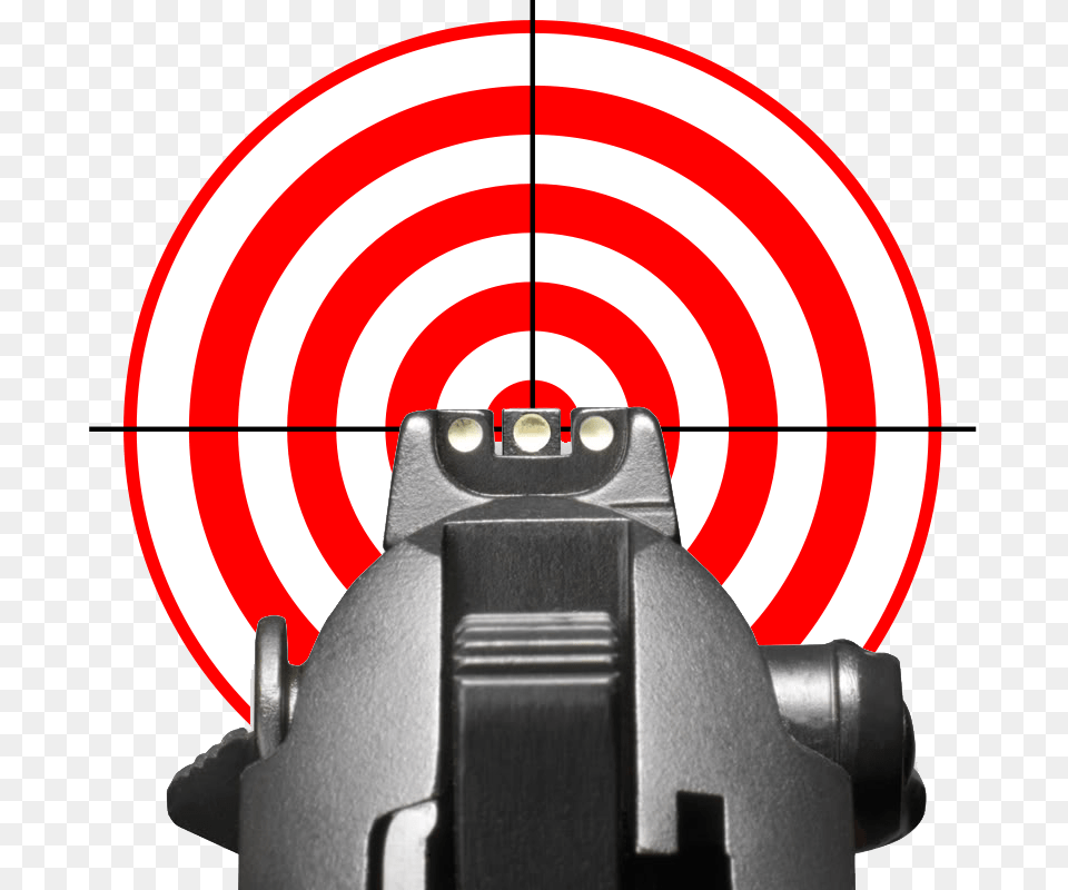 Sightpicture Demonstrated Sight Alignment, Firearm, Gun, Weapon, Rifle Png