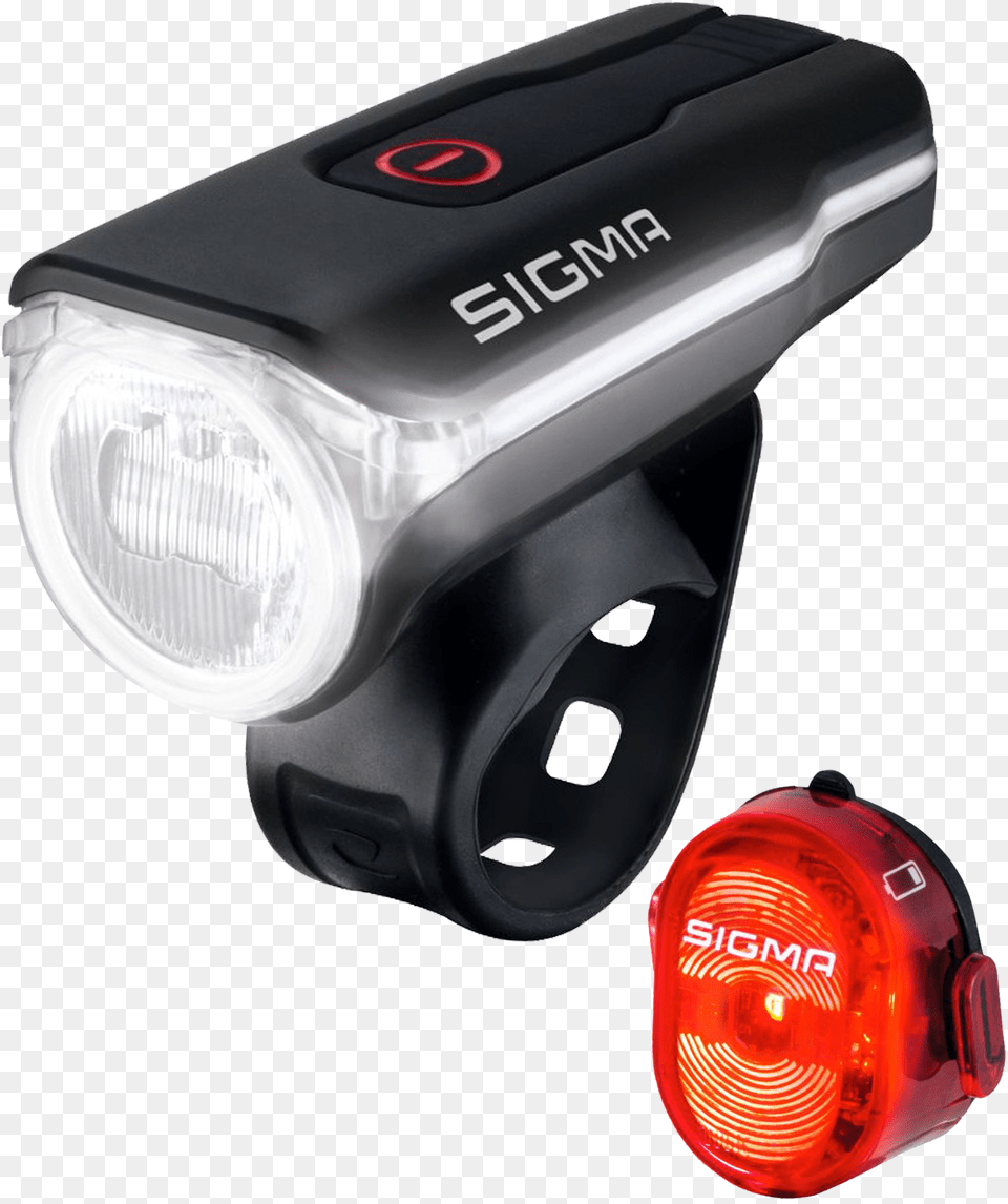 Sigma Aura 60 Front Light U0026 Nugget Ii Rear Set Dviracio Priekine Lempa, Appliance, Blow Dryer, Device, Electrical Device Free Transparent Png