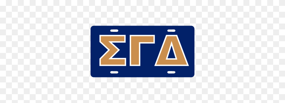 Sigma Gamma Delta, License Plate, Transportation, Vehicle, Text Free Transparent Png