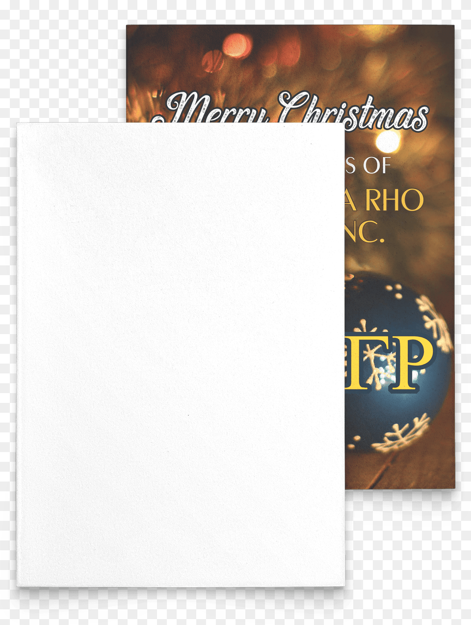 Sigma Gamma Rho Christmas Card Greeting Card Full Size Greeting Card, Book, Publication, Text Free Png Download