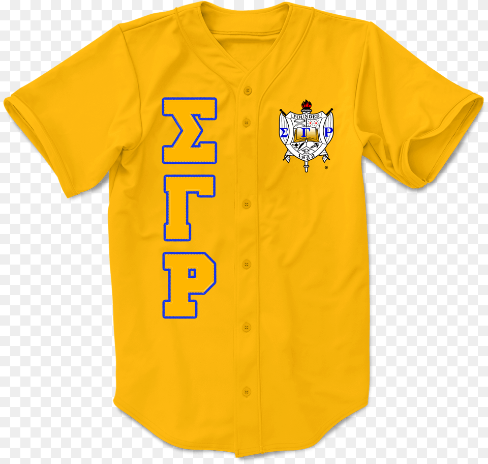 Sigma Gamma Rho Embroidered Greek Baseball Jersey Best T Shirt Logo, Clothing, T-shirt Free Transparent Png
