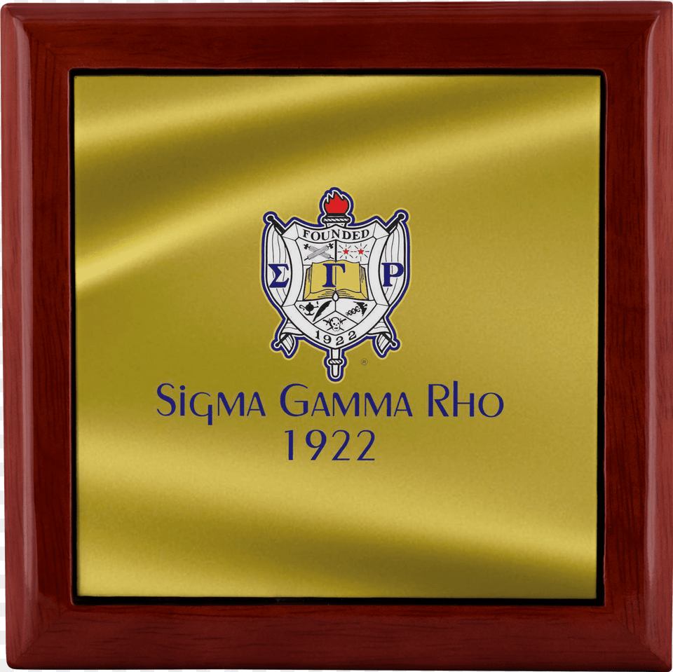 Sigma Gamma Rho Jewelry Box Picture Frame, Badge, Logo, Symbol, Emblem Png Image