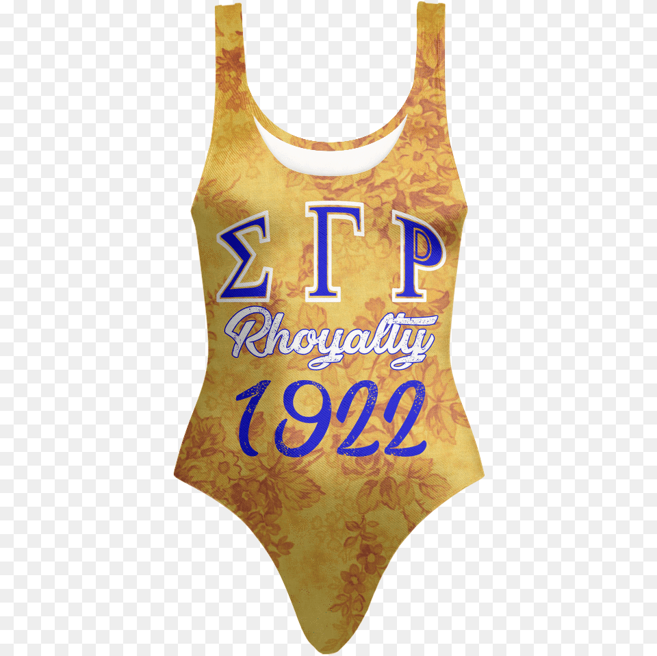 Sigma Gamma Rho One Piece Swimsuit, Logo, Person Png Image