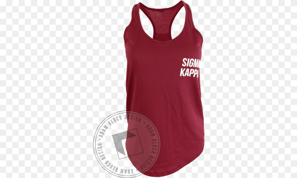 Sigma Kappa Fight To End Alzheimers Racerback Tank T Shirt, Clothing, Tank Top, Blouse Free Png Download