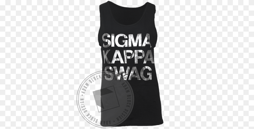 Sigma Kappa Swag Tank Active Tank, Clothing, T-shirt, Shirt, Tank Top Free Png