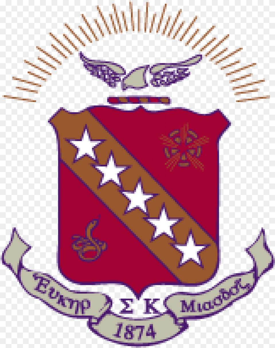Sigma Kappa Symbol, Emblem, Person, Logo Free Png