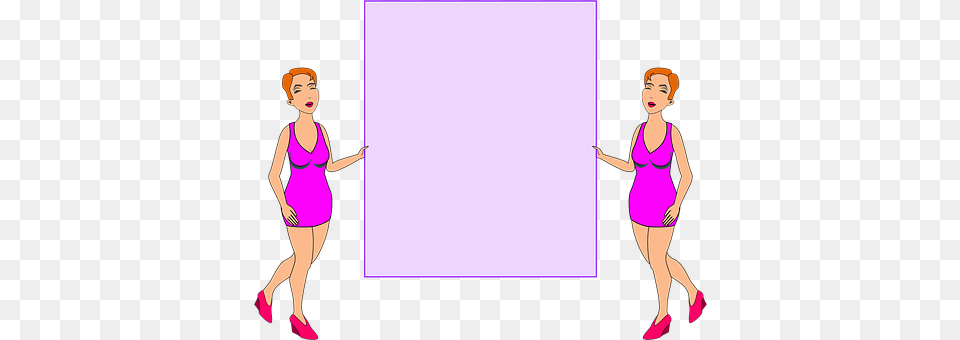 Sign Purple, Adult, Person, Woman Png Image
